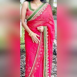 Indian pakistani saree sari anarkali lahanga choli crocktop lahangacholi boliwoo